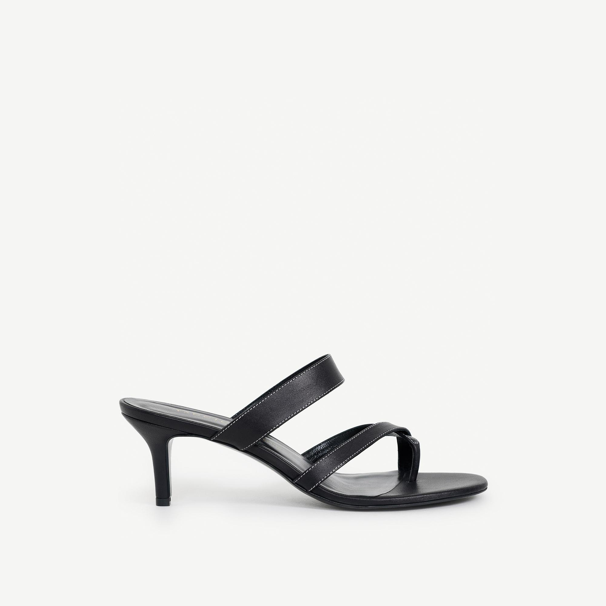 YARGICI Parmak Arası Deri Topuklu Terlik