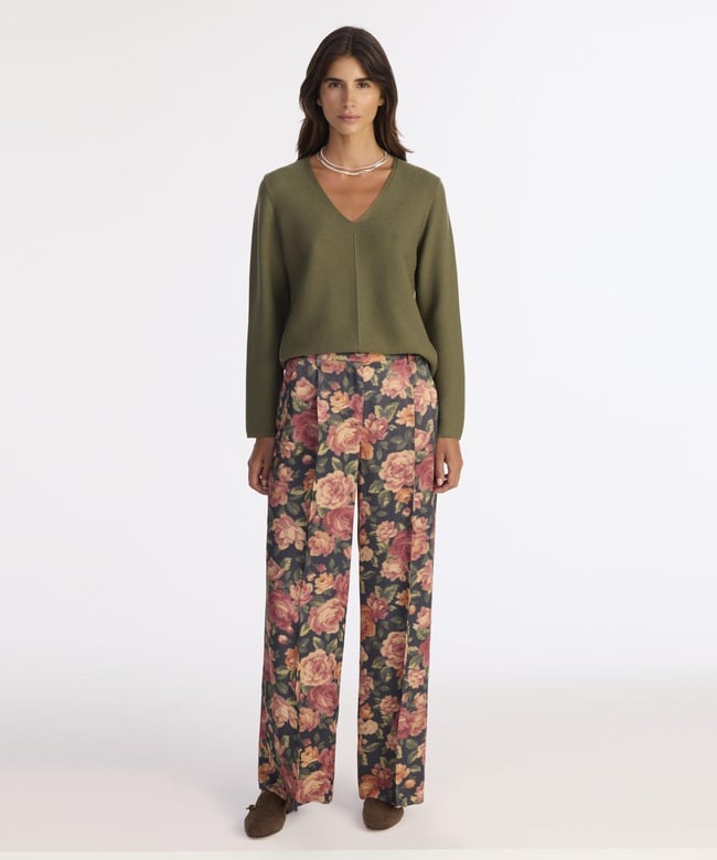  YARGICI Regular V Yaka Uzun Kol Kazak