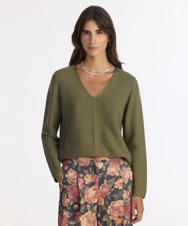  YARGICI Regular V Yaka Uzun Kol Kazak