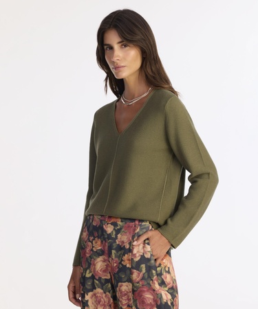  YARGICI Regular V Yaka Uzun Kol Kazak