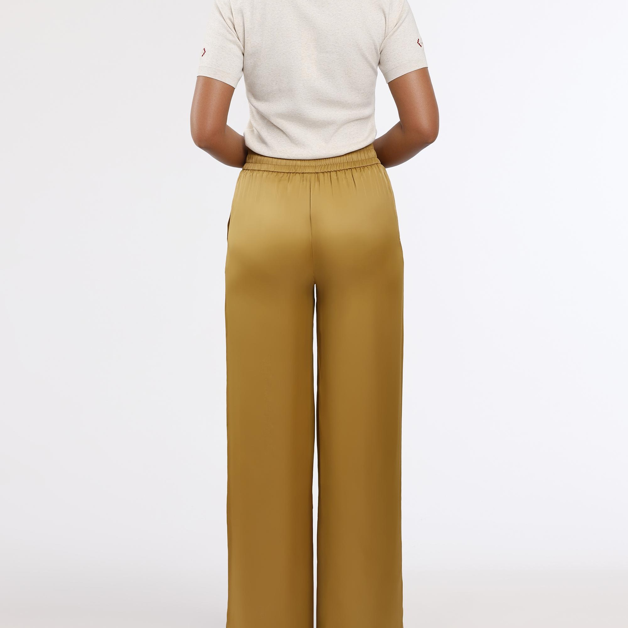 YARGICI Geniş Yüksek Bel Pantolon