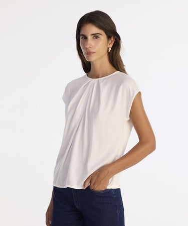  YARGICI Regular Bisiklet Yaka Kısa Kol Bluz