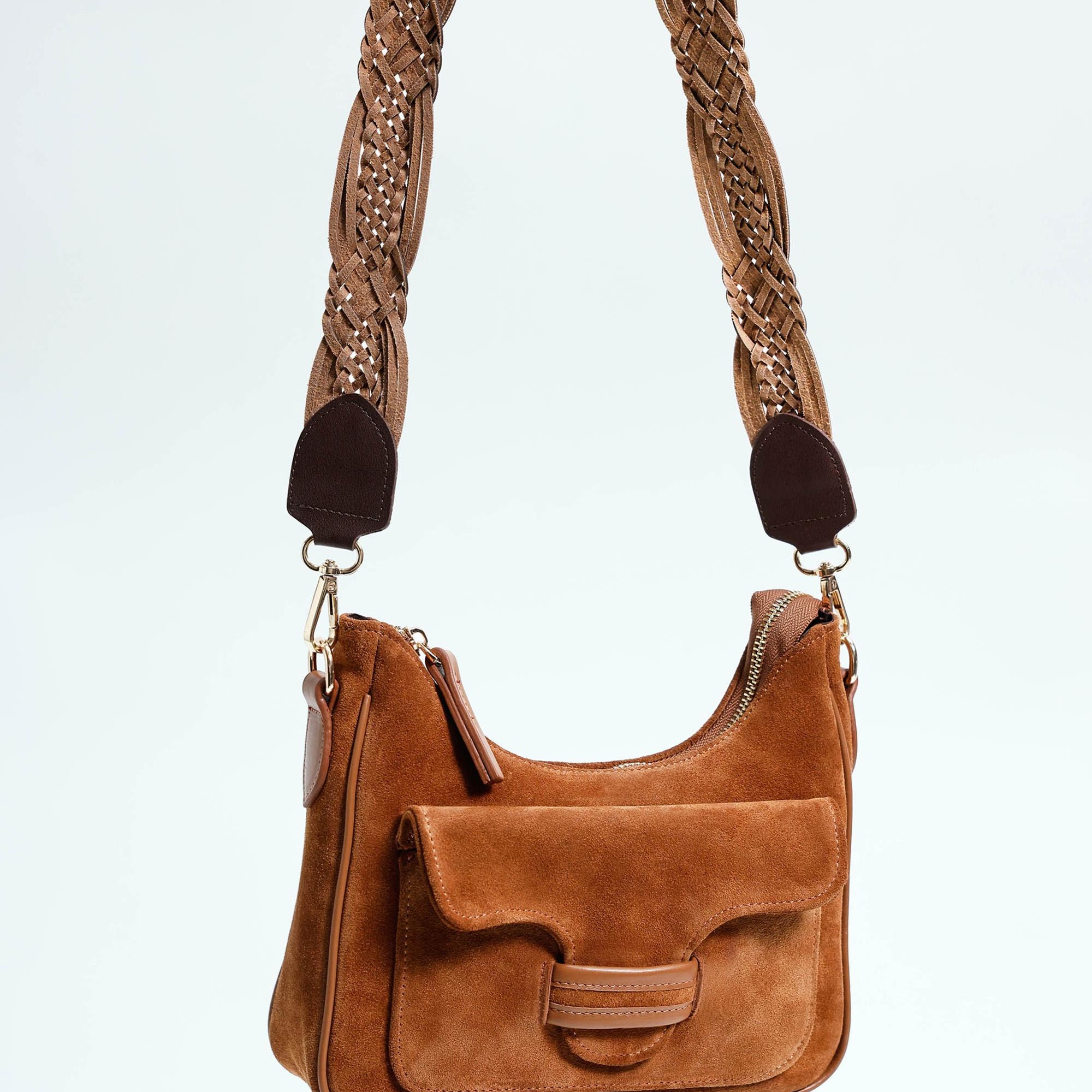 YARGICI Örgü Saplı Cep Detaylı Çapraz Çanta