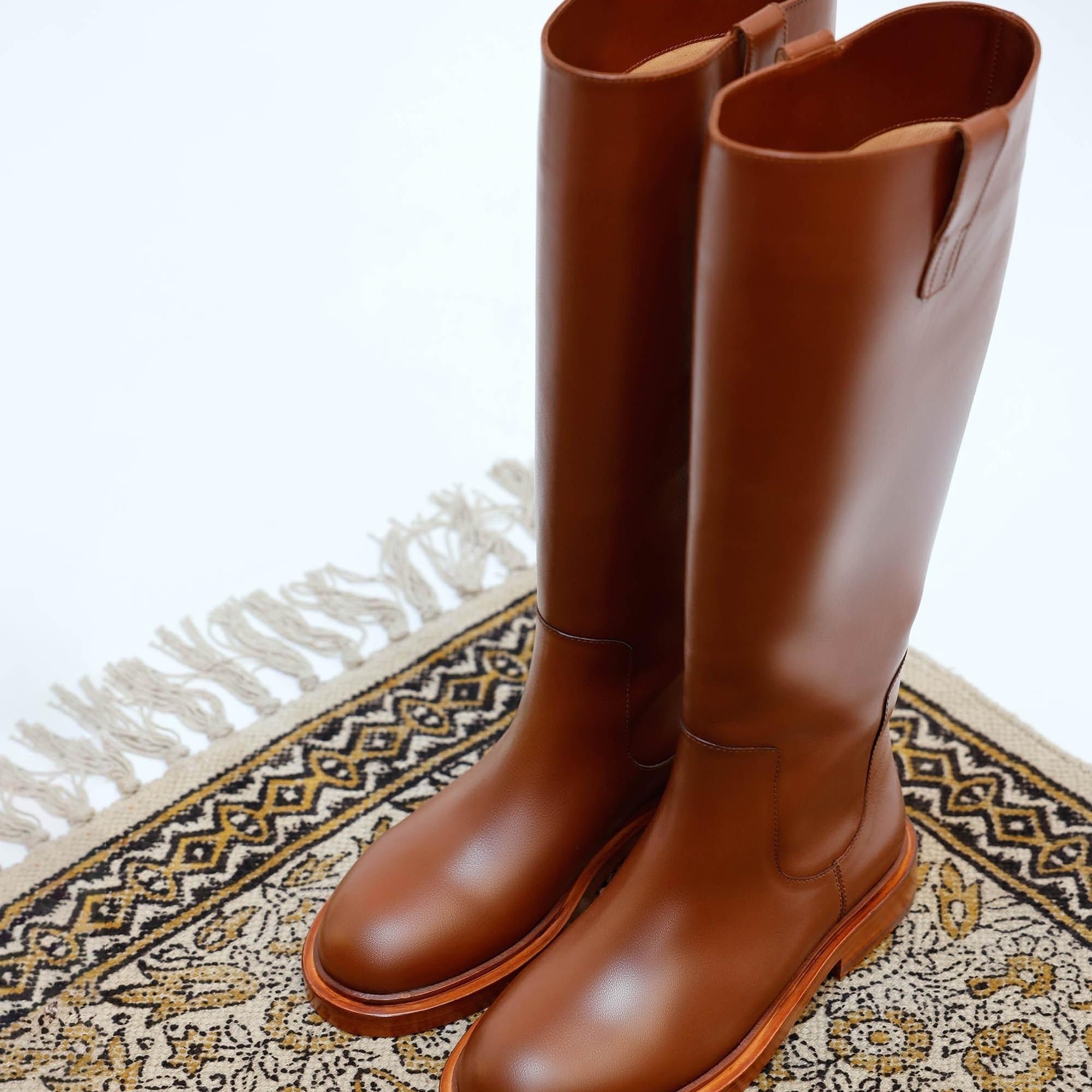 YARGICI Deri Binici Çizmesi