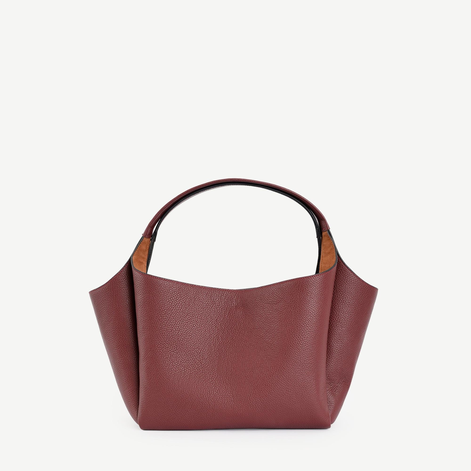 YARGICI Alcantara Astarlı Deri Omuz Çantası