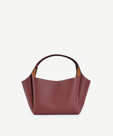  YARGICI Alcantara Astarlı Deri Omuz Çantası