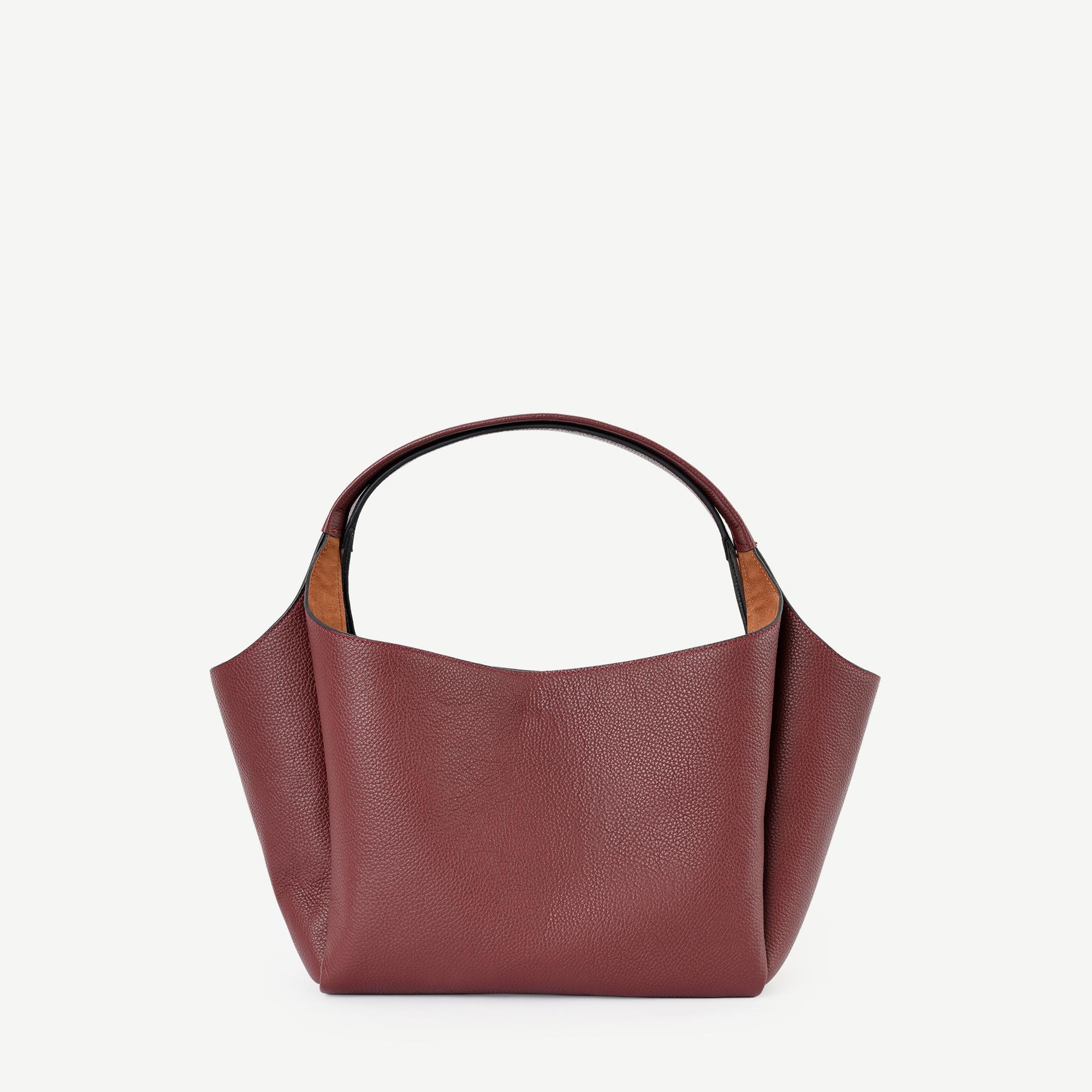 YARGICI Alcantara Astarlı Deri Omuz Çantası