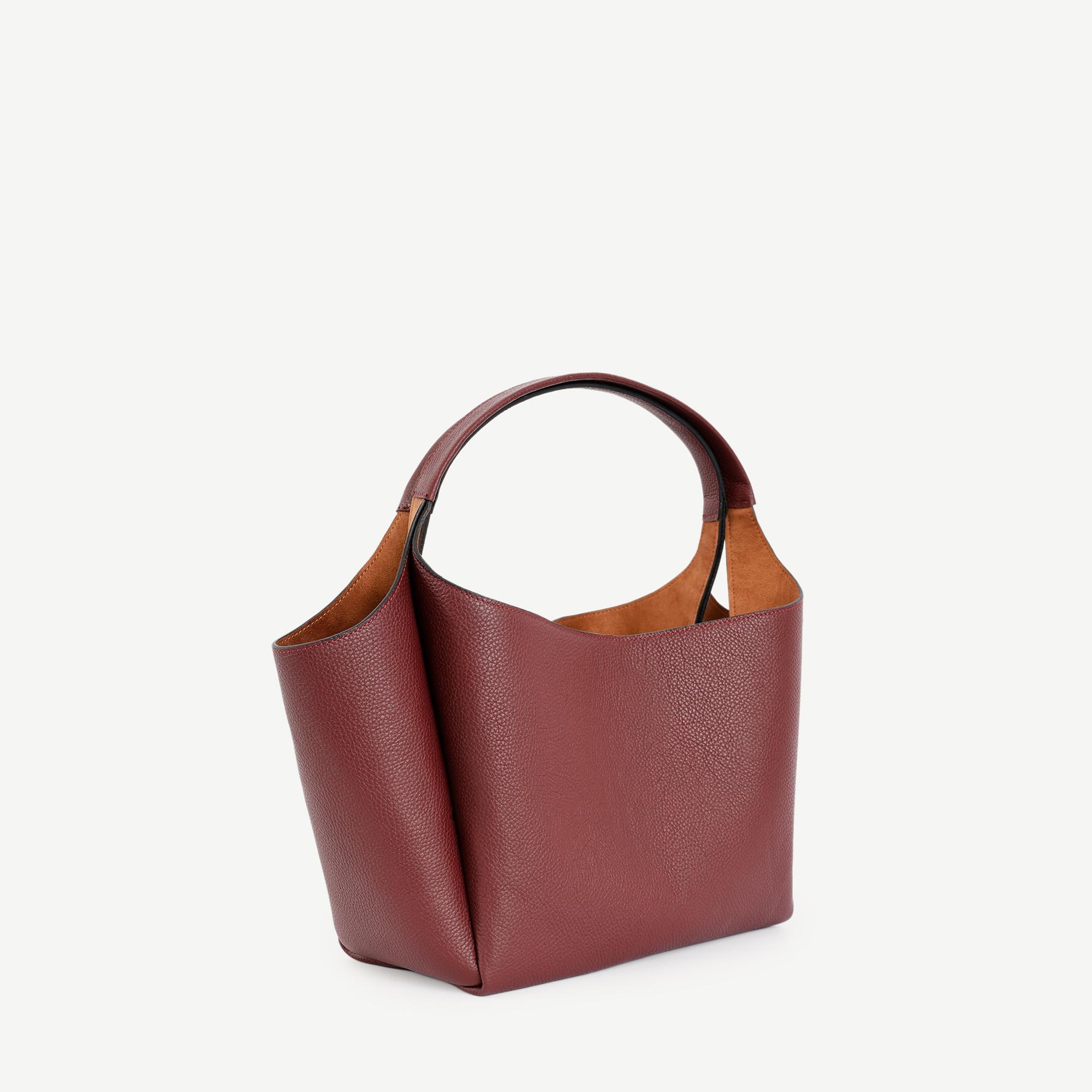 YARGICI Alcantara Astarlı Deri Omuz Çantası