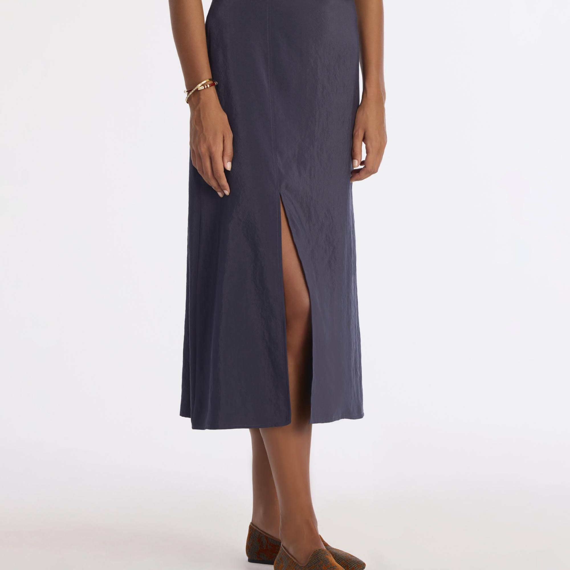 YARGICI A Form Yüksek Bel Etek