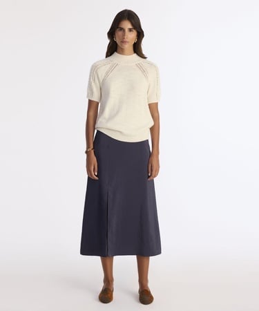  YARGICI A Form Yüksek Bel Etek