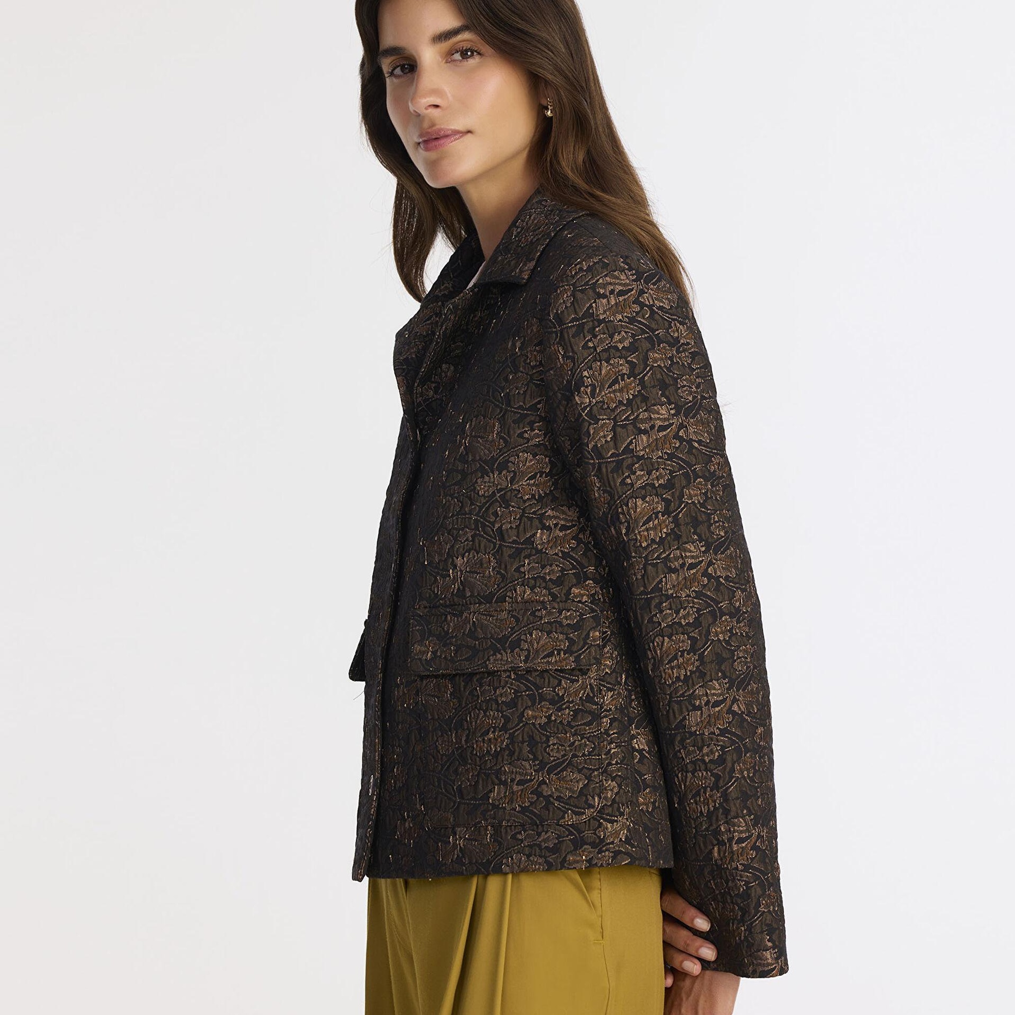 YARGICI Regular Gömlek Yaka Uzun Kol Ceket