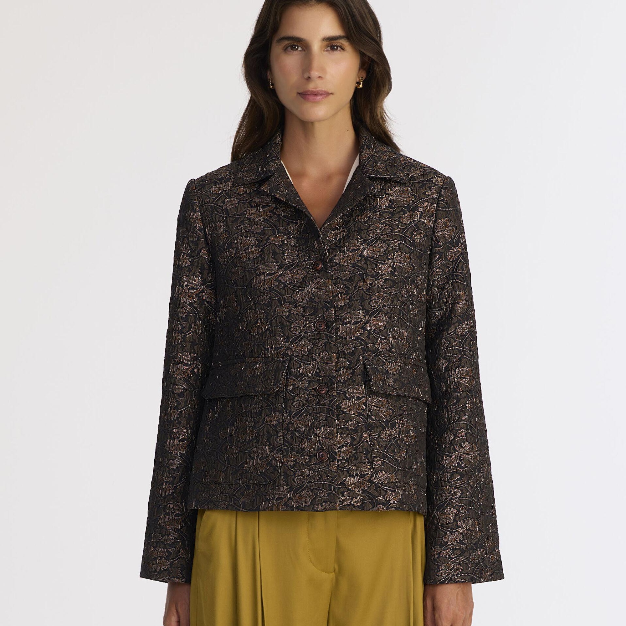 YARGICI Regular Gömlek Yaka Uzun Kol Ceket