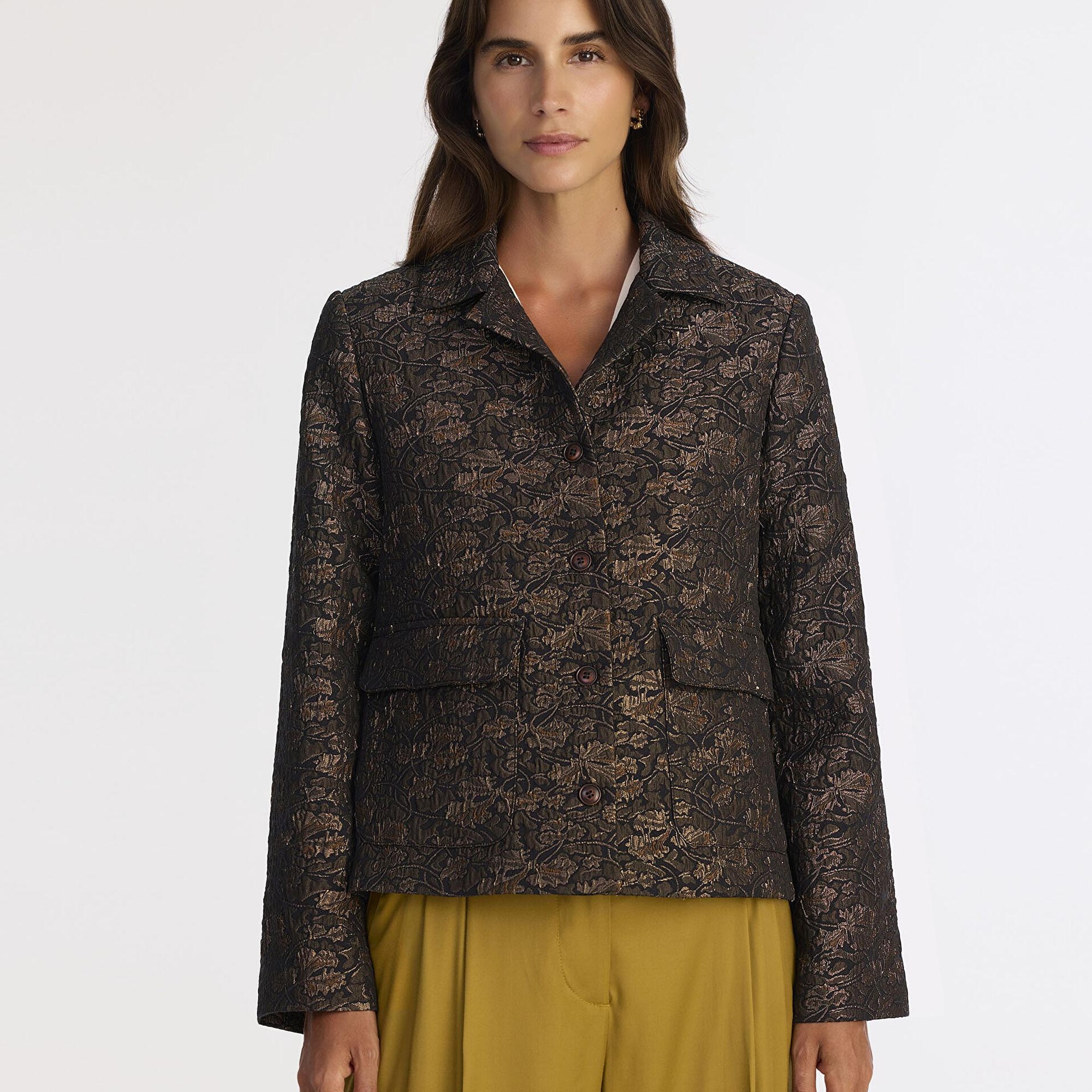 YARGICI Regular Gömlek Yaka Uzun Kol Ceket