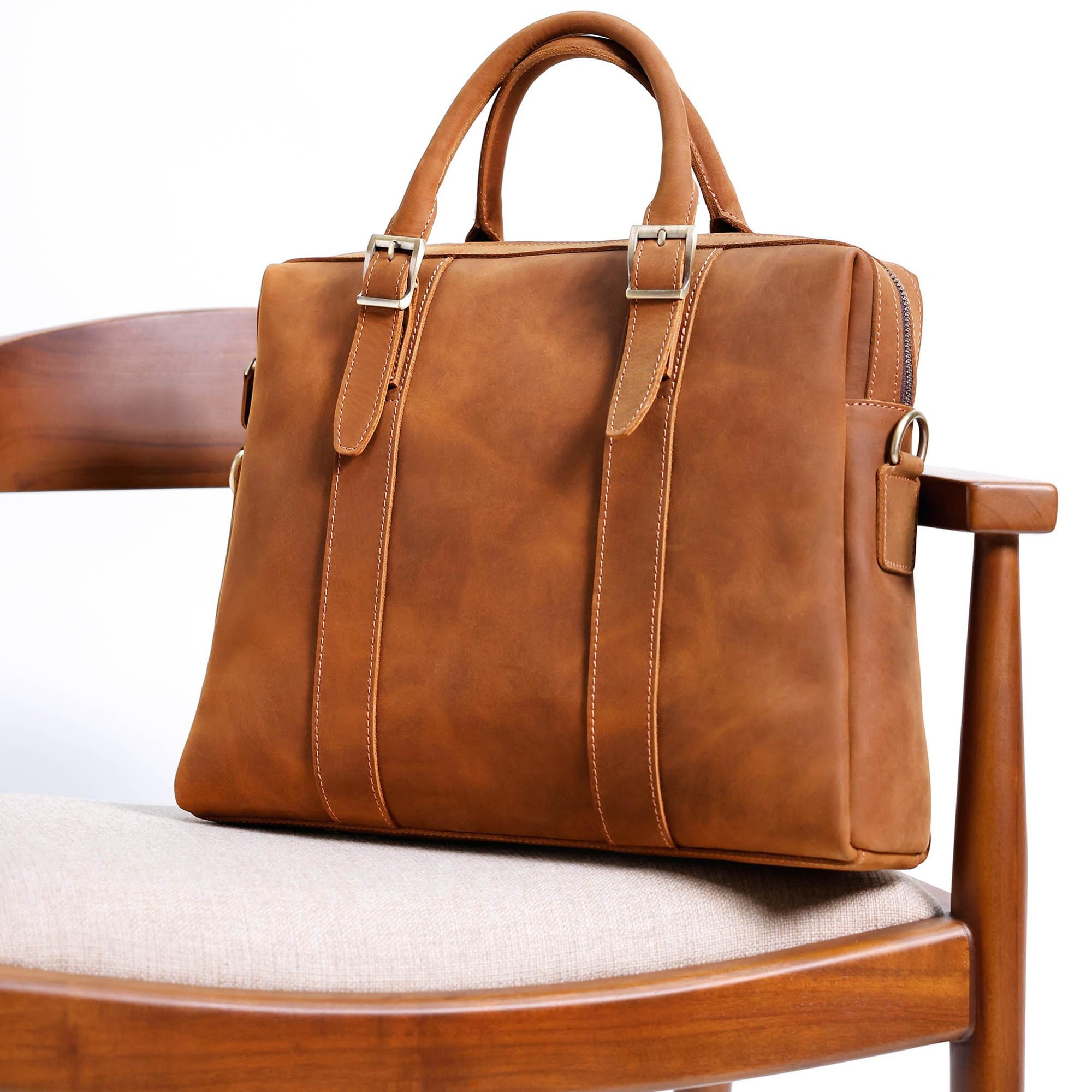 YARGICI Deri Laptop Çantası