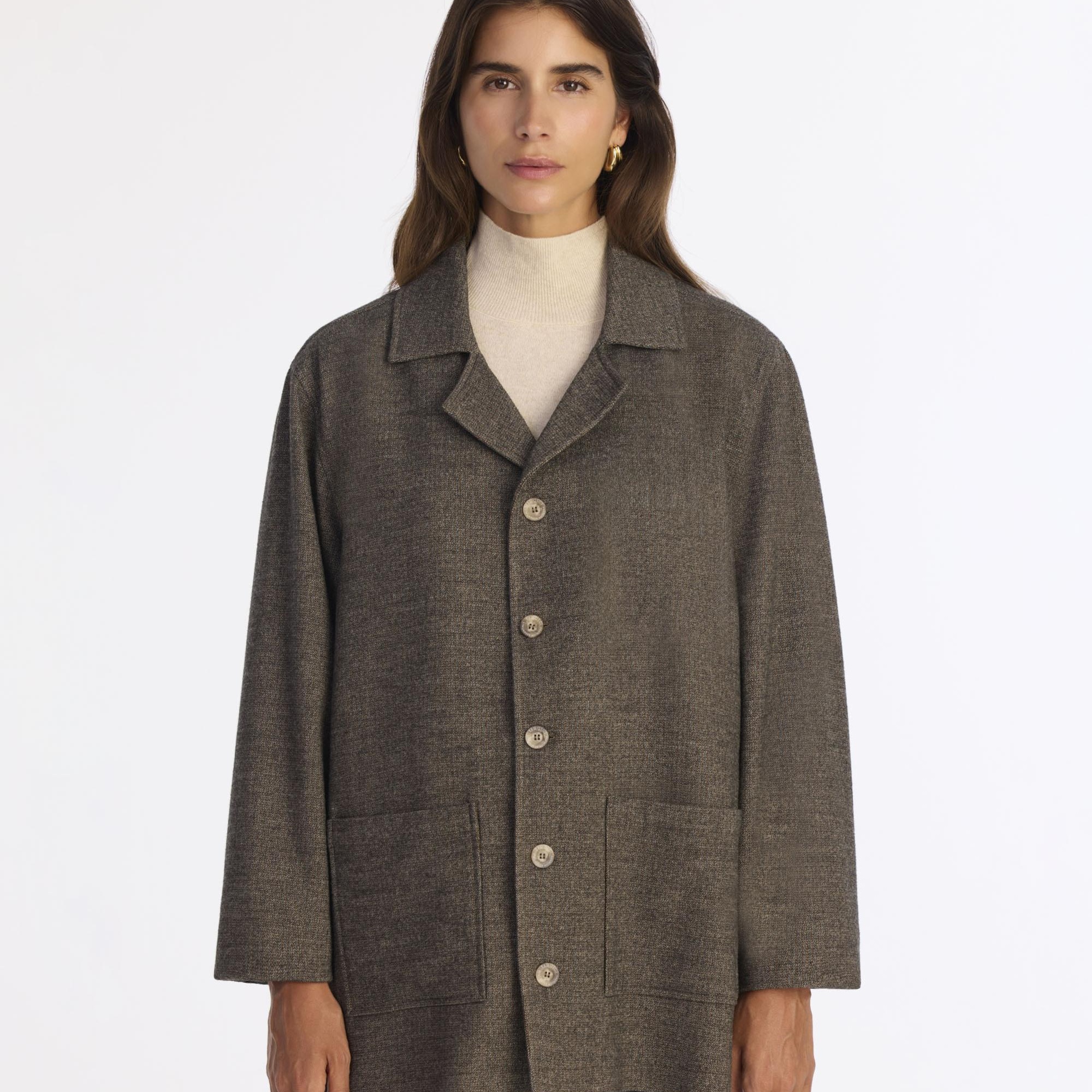 YARGICI Boyfriend Ceket Yaka Uzun Kol Ceket