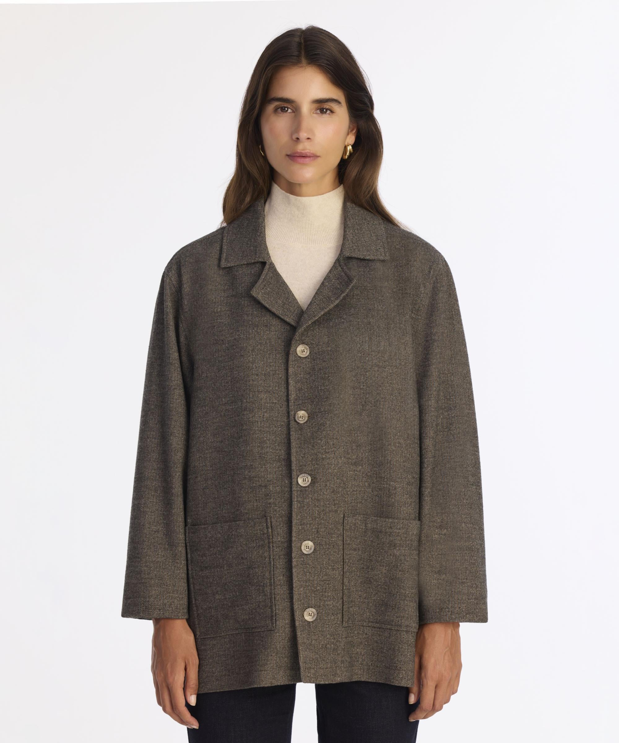  YARGICI Boyfriend Ceket Yaka Uzun Kol Ceket