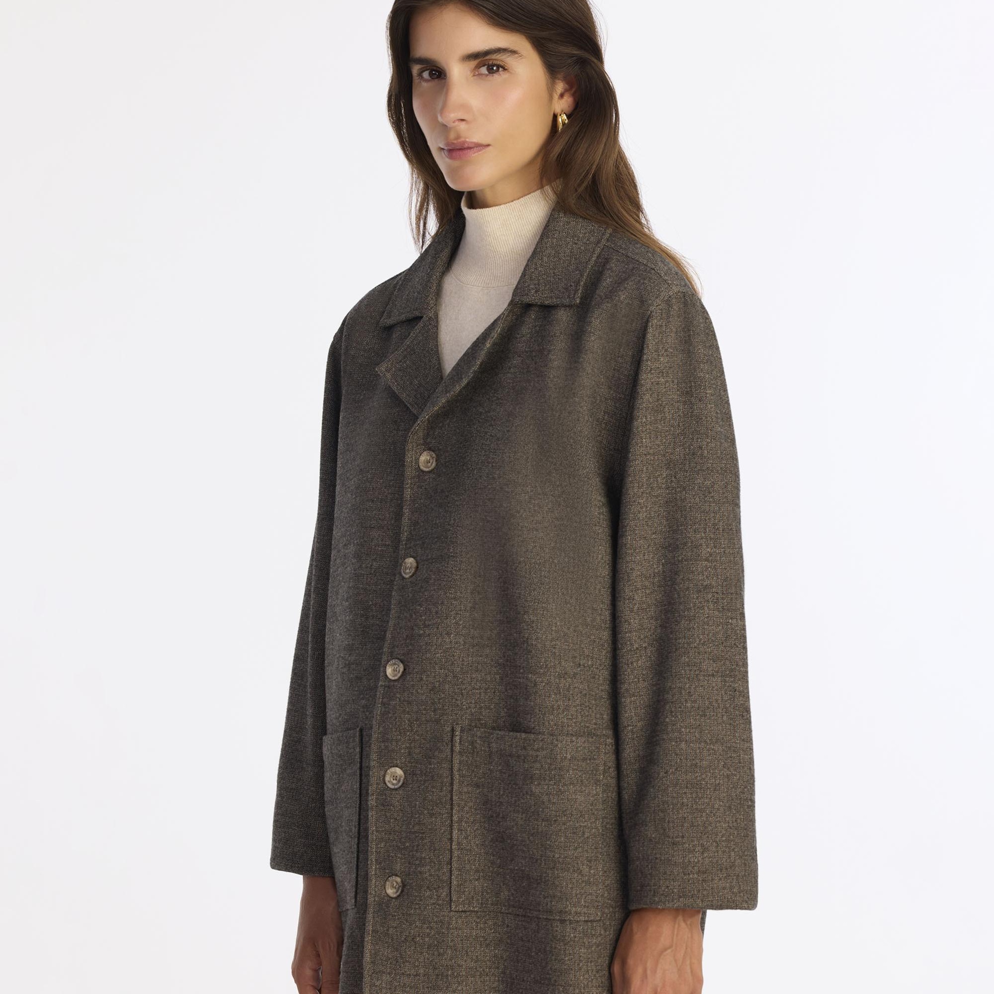 YARGICI Boyfriend Ceket Yaka Uzun Kol Ceket