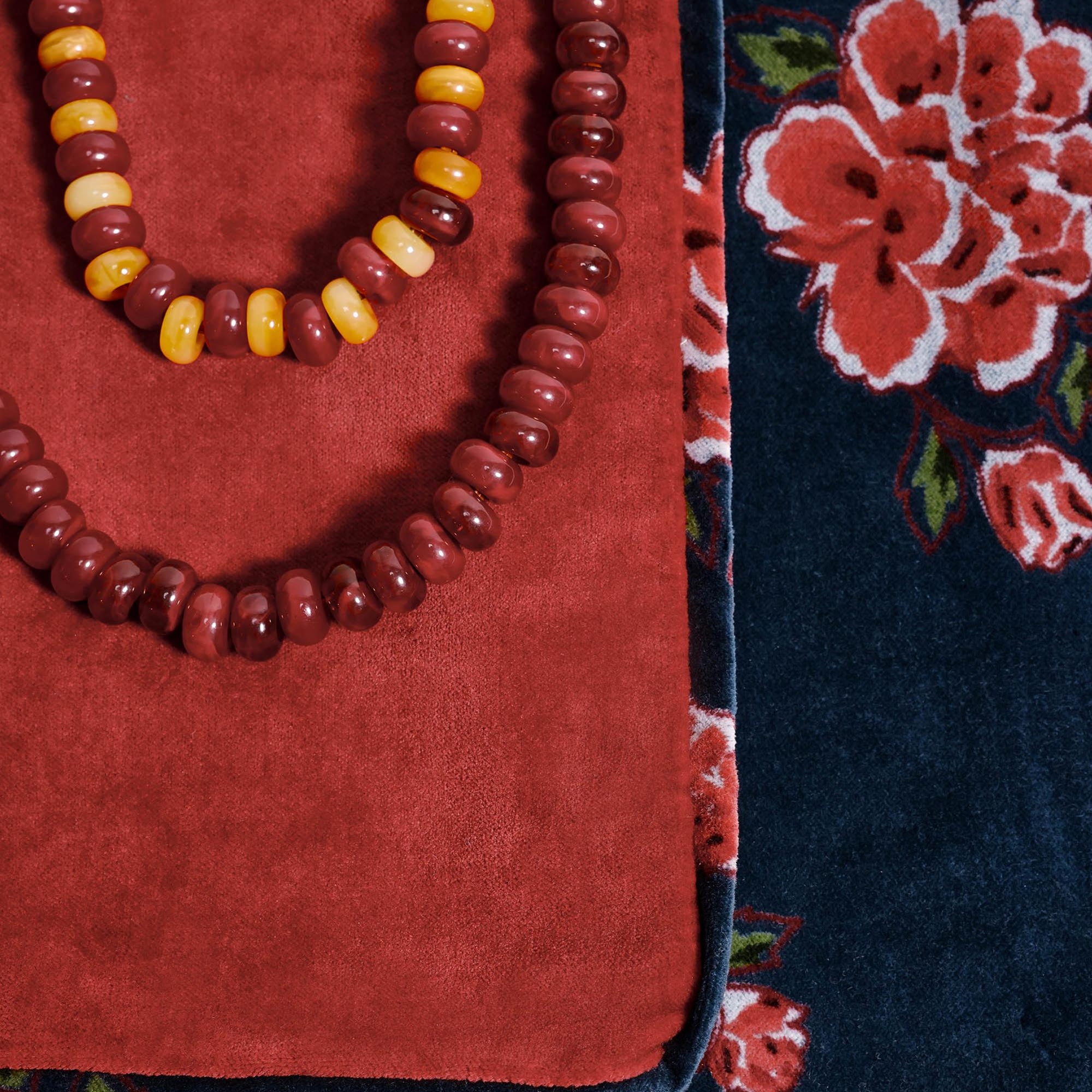 YARGICI İki Sıralı Uzun Ahşap Kolye