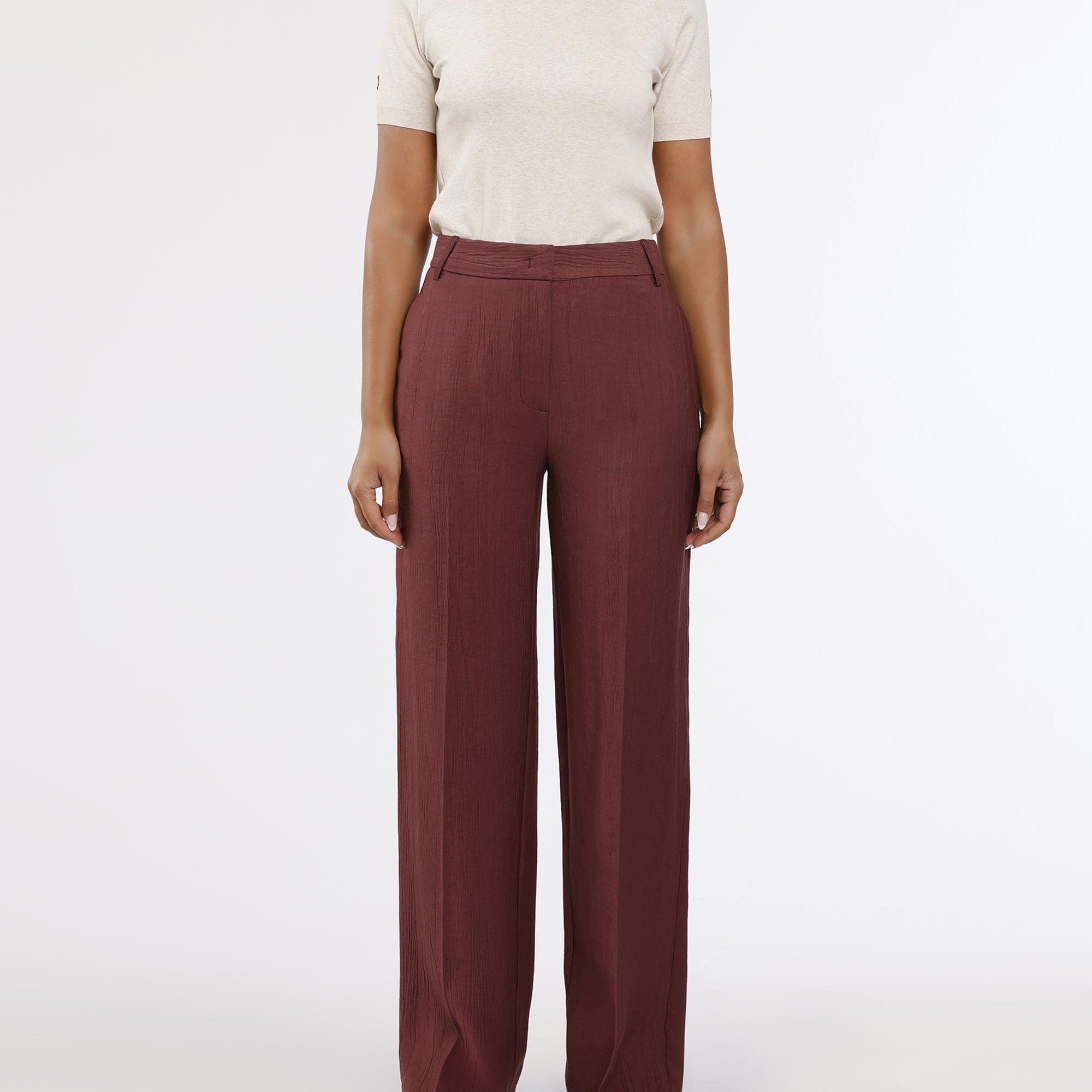 YARGICI Wide Leg Yüksek Bel Pantolon