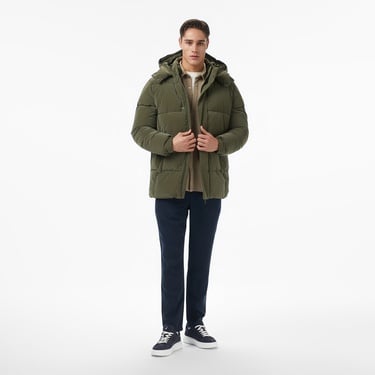  Nautica Erkek Yeşil Regular Fit Mont