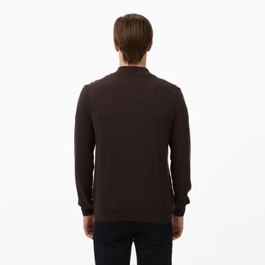  Nautica Erkek Kahverengi Classic Fit Kazak