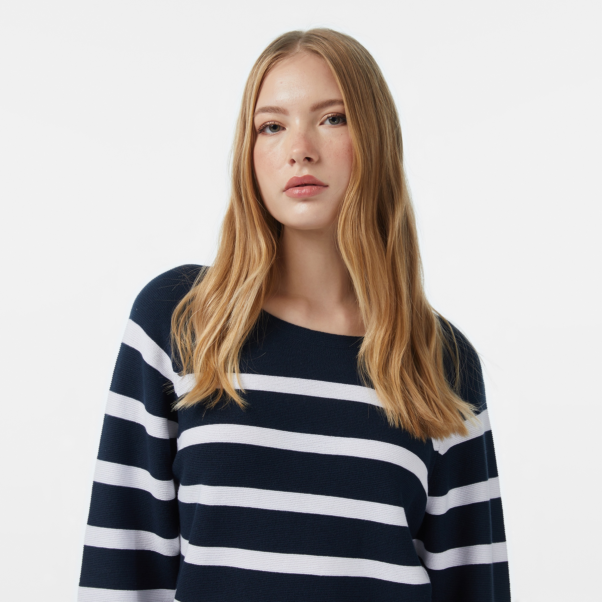 Nautica Kadın Lacivert Regular Fit Kazak