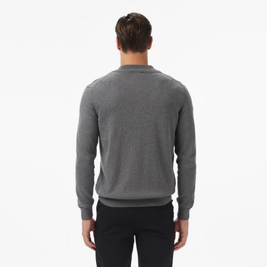  Nautica Erkek Gri Classic Fit Kazak