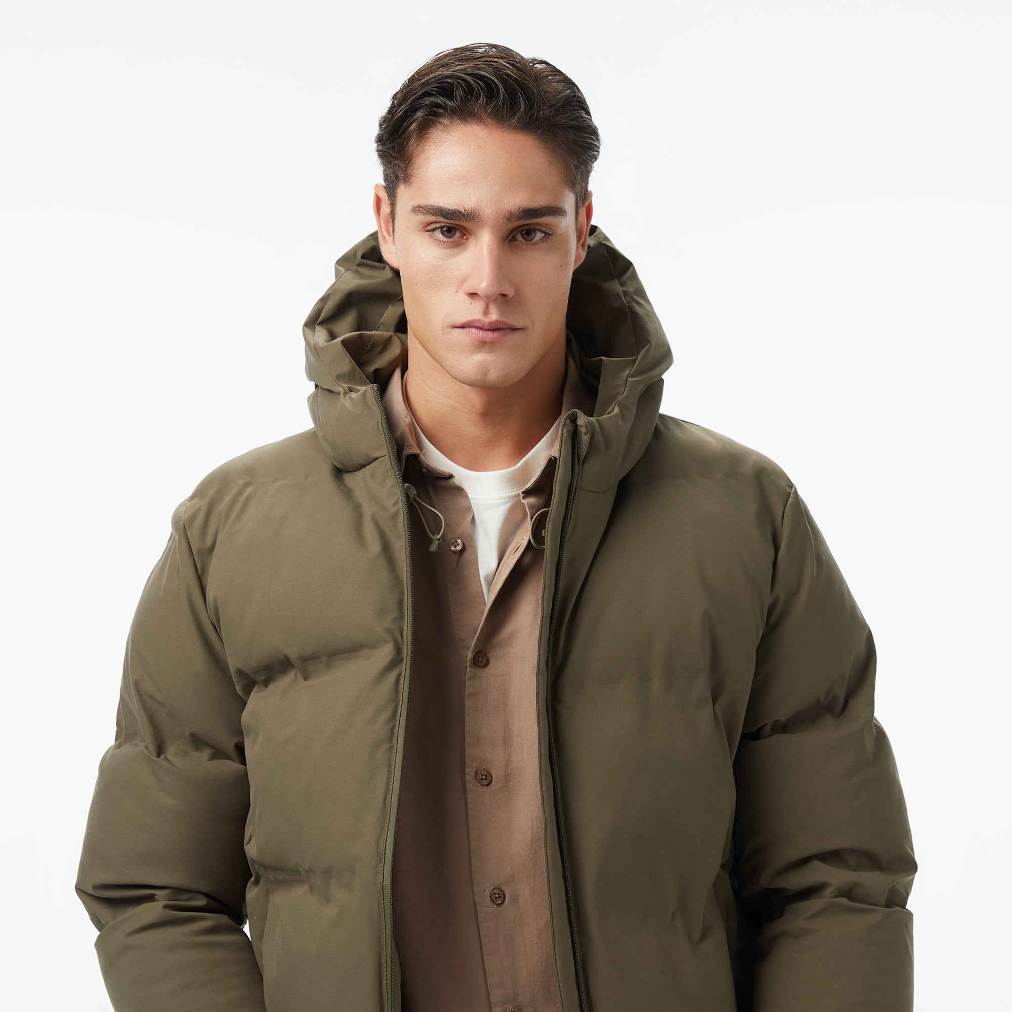 Nautica Erkek Yeşil Regular Fit Mont