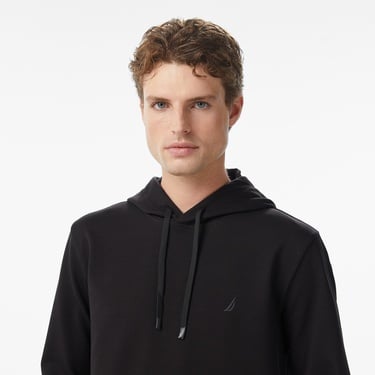  Nautica Erkek Siyah Classic Fit Kapüşonlu Sweatshirt