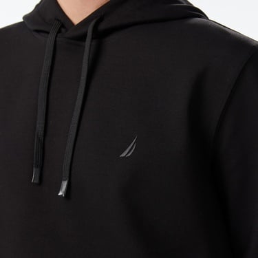  Nautica Erkek Siyah Classic Fit Kapüşonlu Sweatshirt