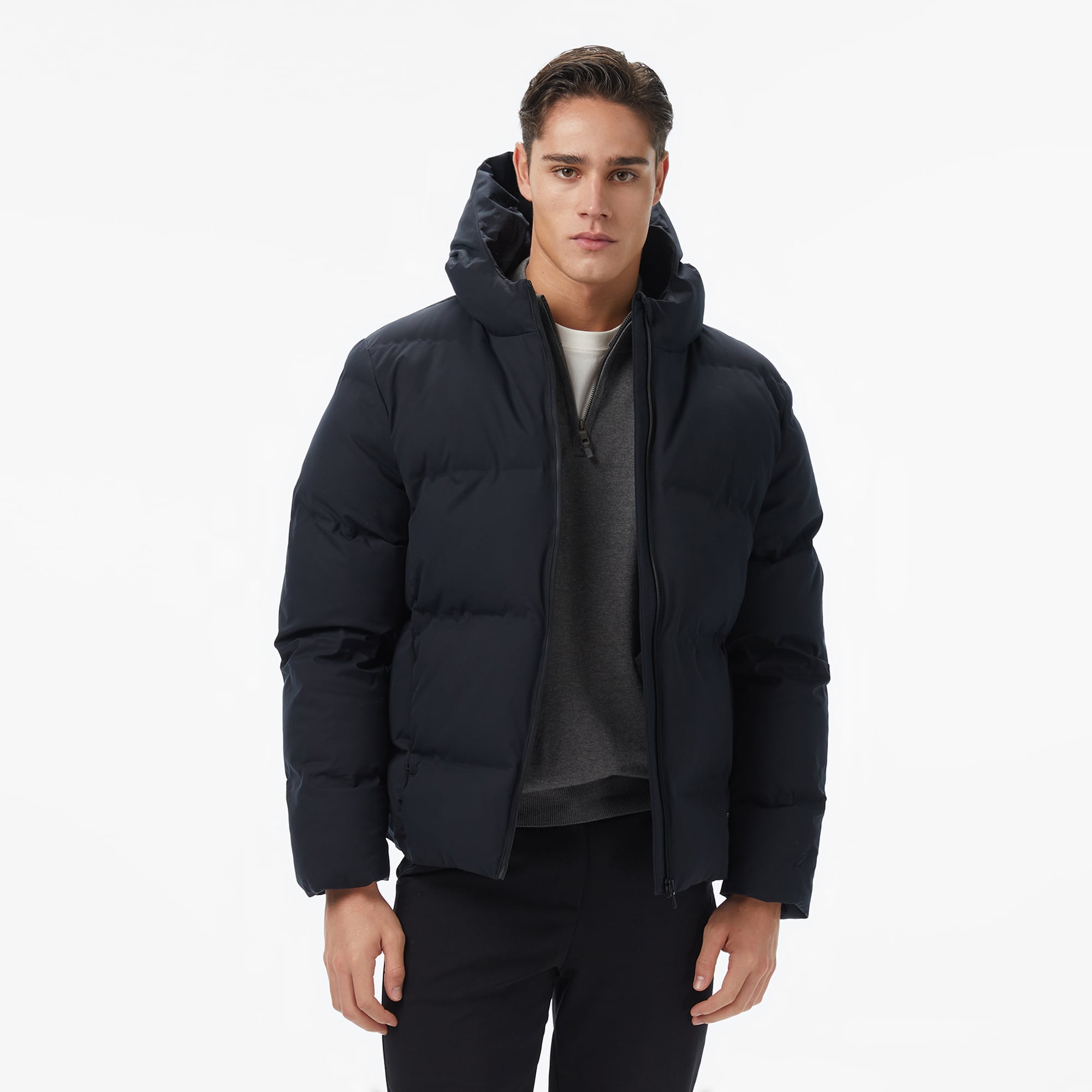  Nautica Erkek Siyah Regular Fit Mont