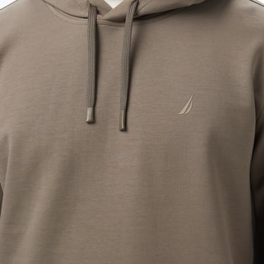  Nautica Erkek Kahverengi Classic Fit Kapüşonlu Sweatshirt