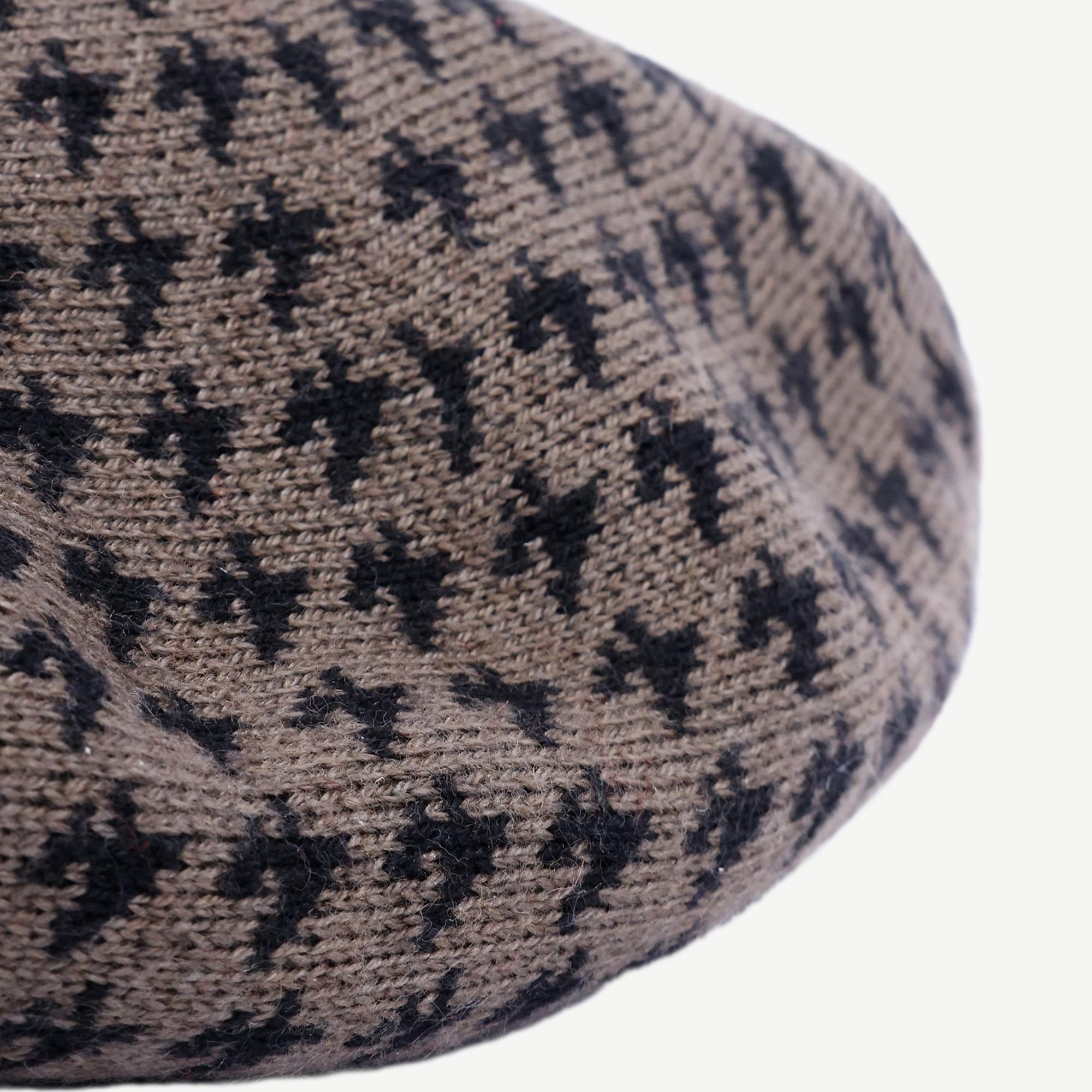 YARGICI Yün Karışımlı Desenli Fransız Şapkası