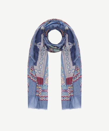  YARGICI Etnik Desenli Yün Şal