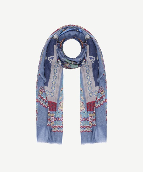  YARGICI Etnik Desenli Yün Şal