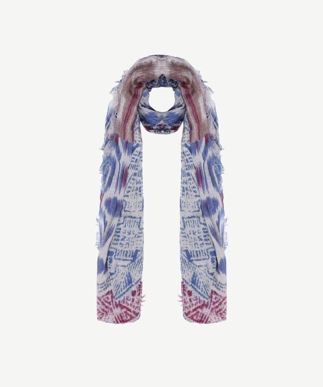  YARGICI Karışık Desenli Yün Şal