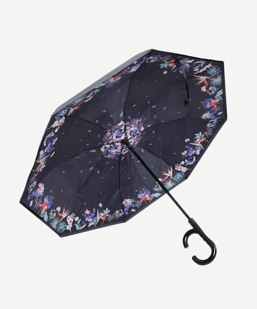  YARGICI Çiçek Desenli Ters Formlu Şemsiye