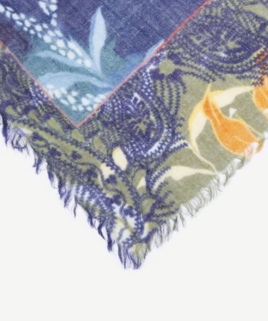  YARGICI Çiçek Desenli Yün Şal