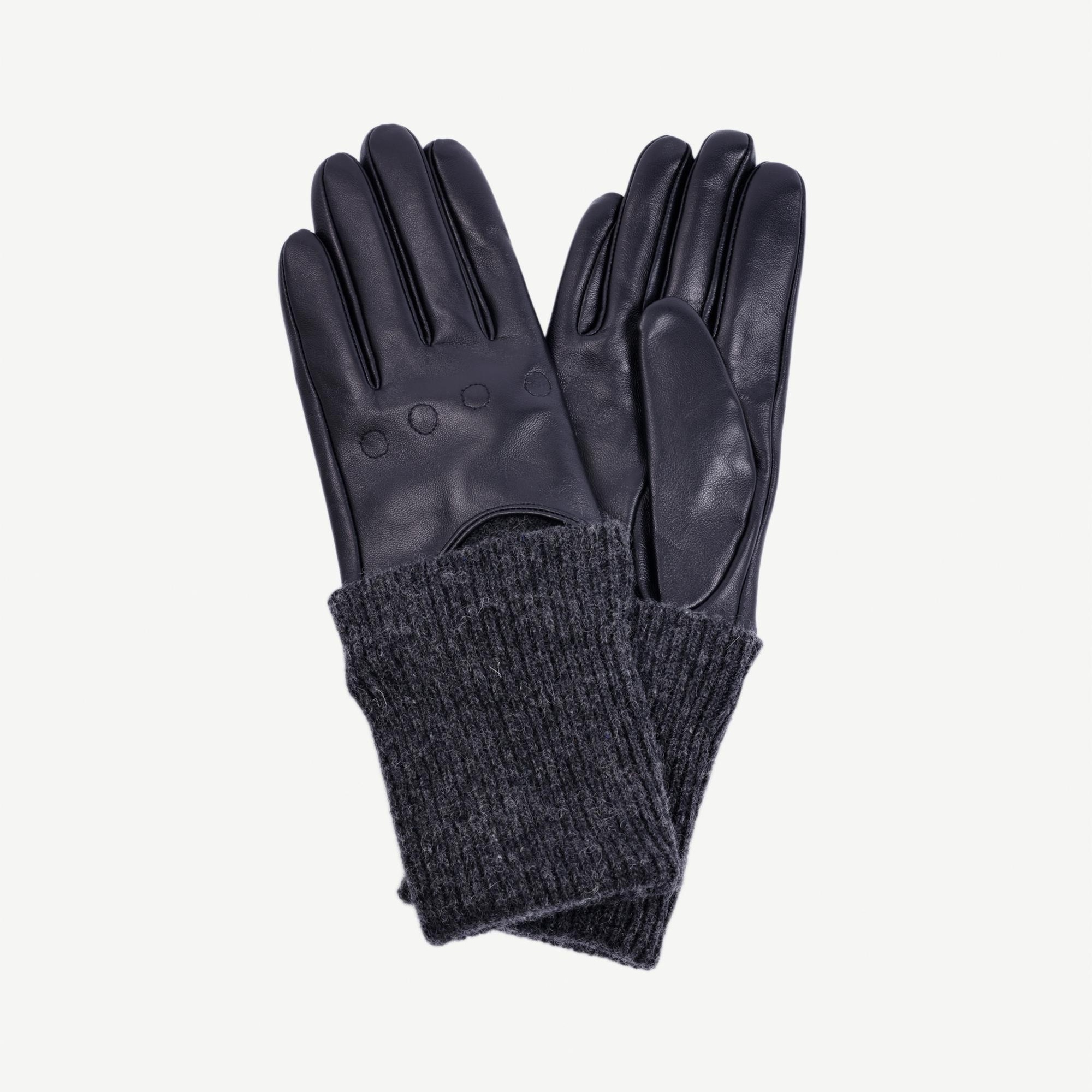 YARGICI Bileği Trikolu Deri Eldiven