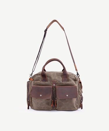  YARGICI Cep Bölmeli Deri Garnili Laptop Çantası