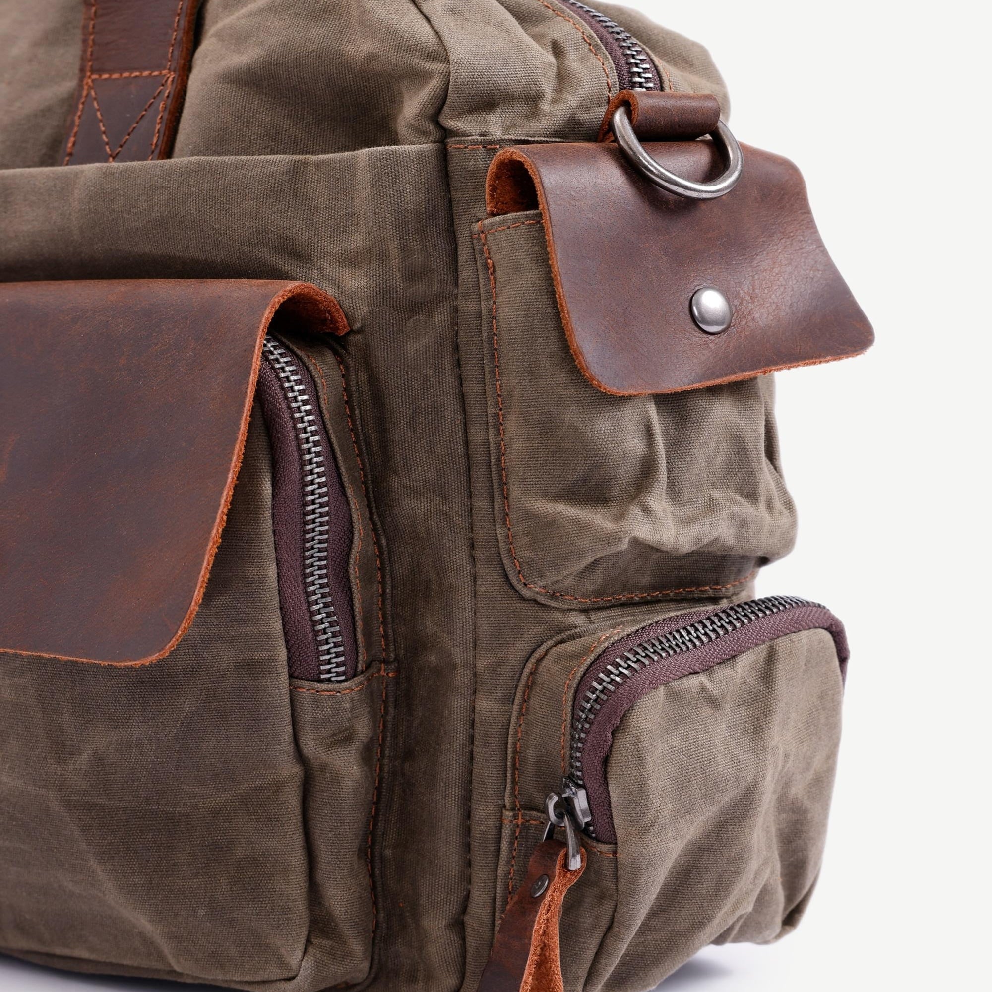 YARGICI Cep Bölmeli Deri Garnili Laptop Çantası