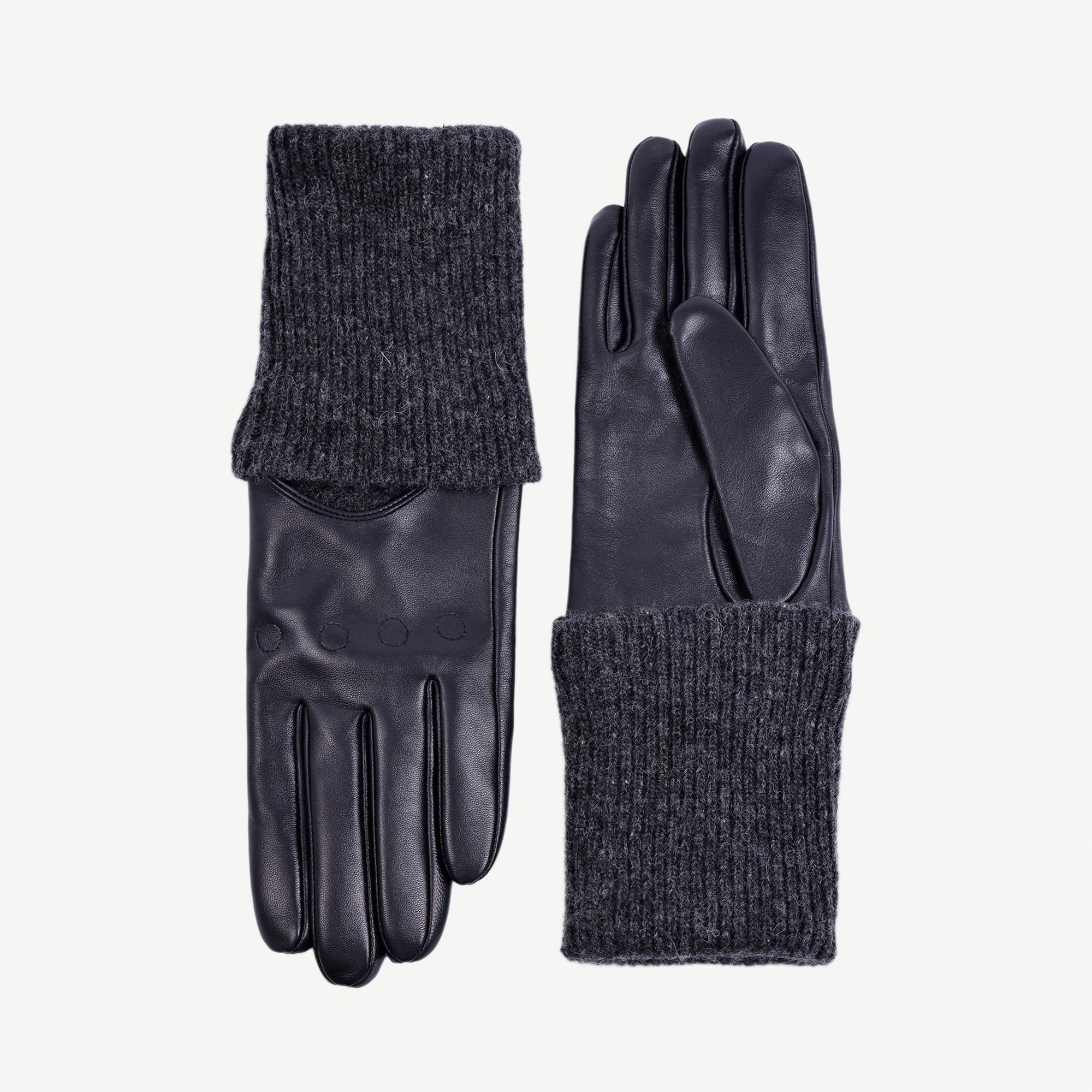 YARGICI Bileği Trikolu Deri Eldiven