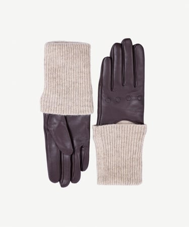  YARGICI Bileği Trikolu Deri Eldiven