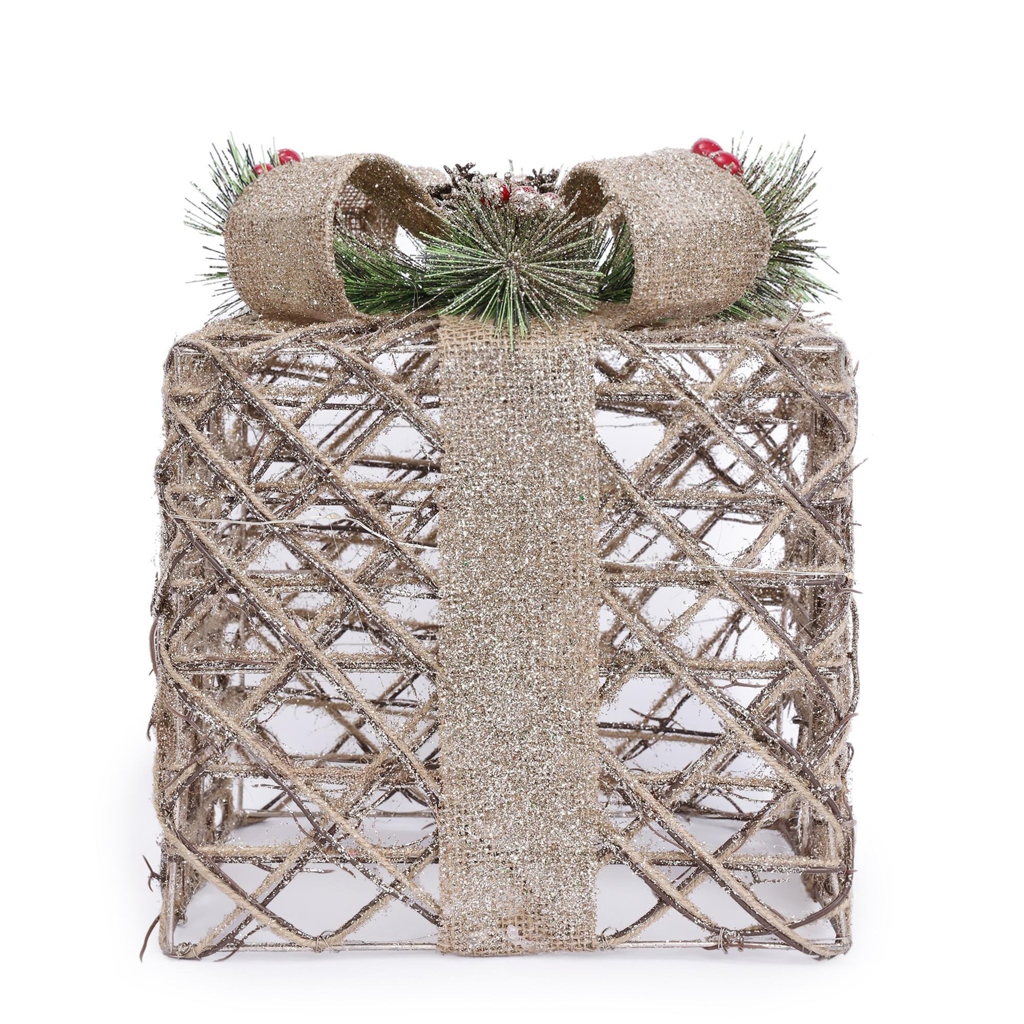 YARGICI Işıklı Yılbaşı Süsü(25x25x25 cm)