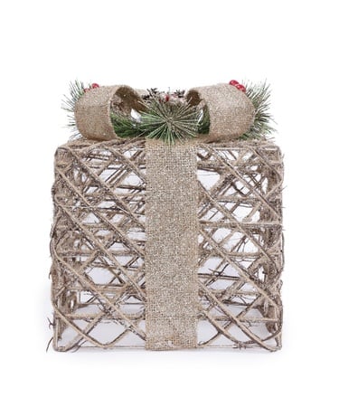  YARGICI Işıklı Yılbaşı Süsü(25x25x25 cm)