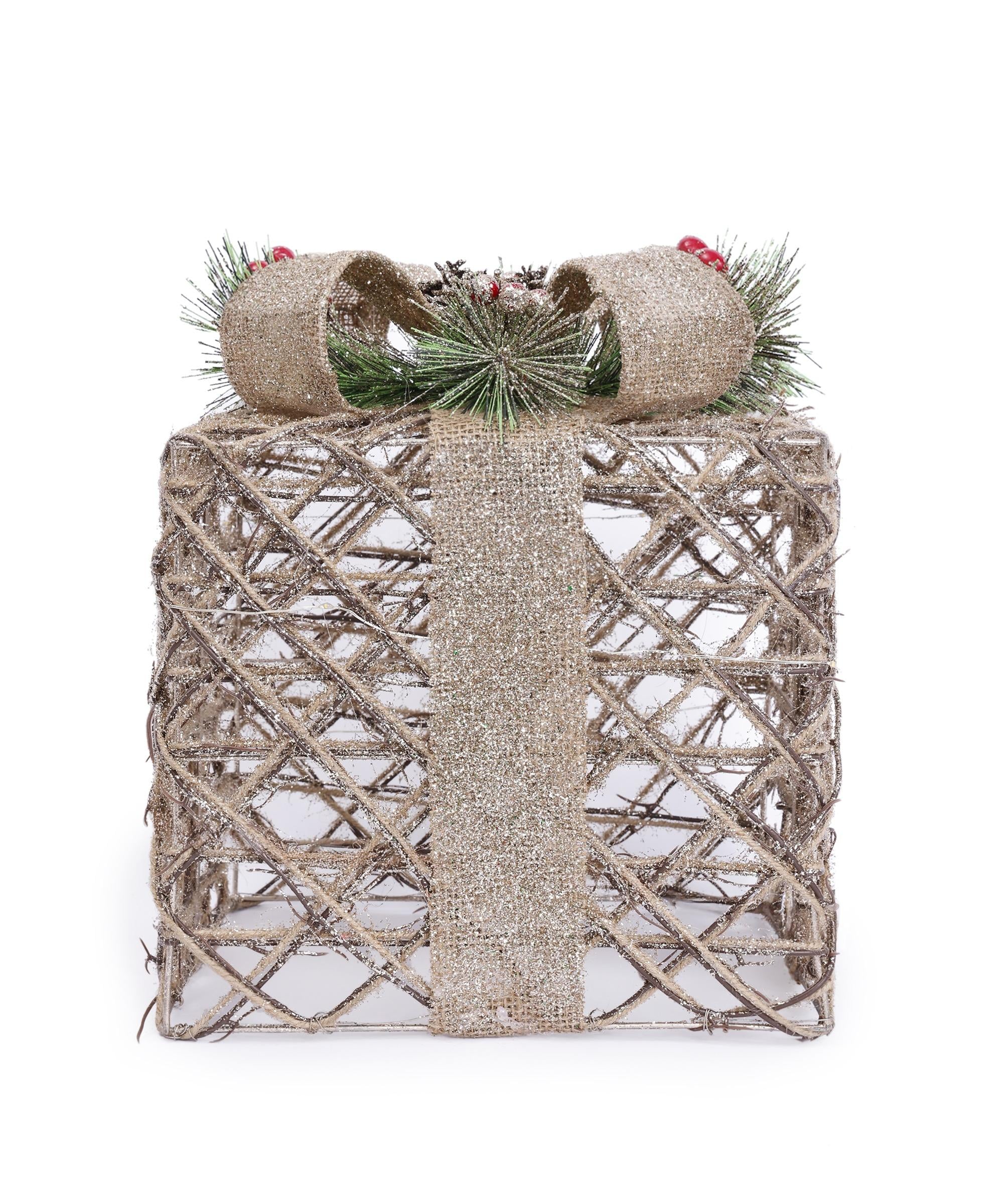  YARGICI Işıklı Yılbaşı Süsü(25x25x25 cm)