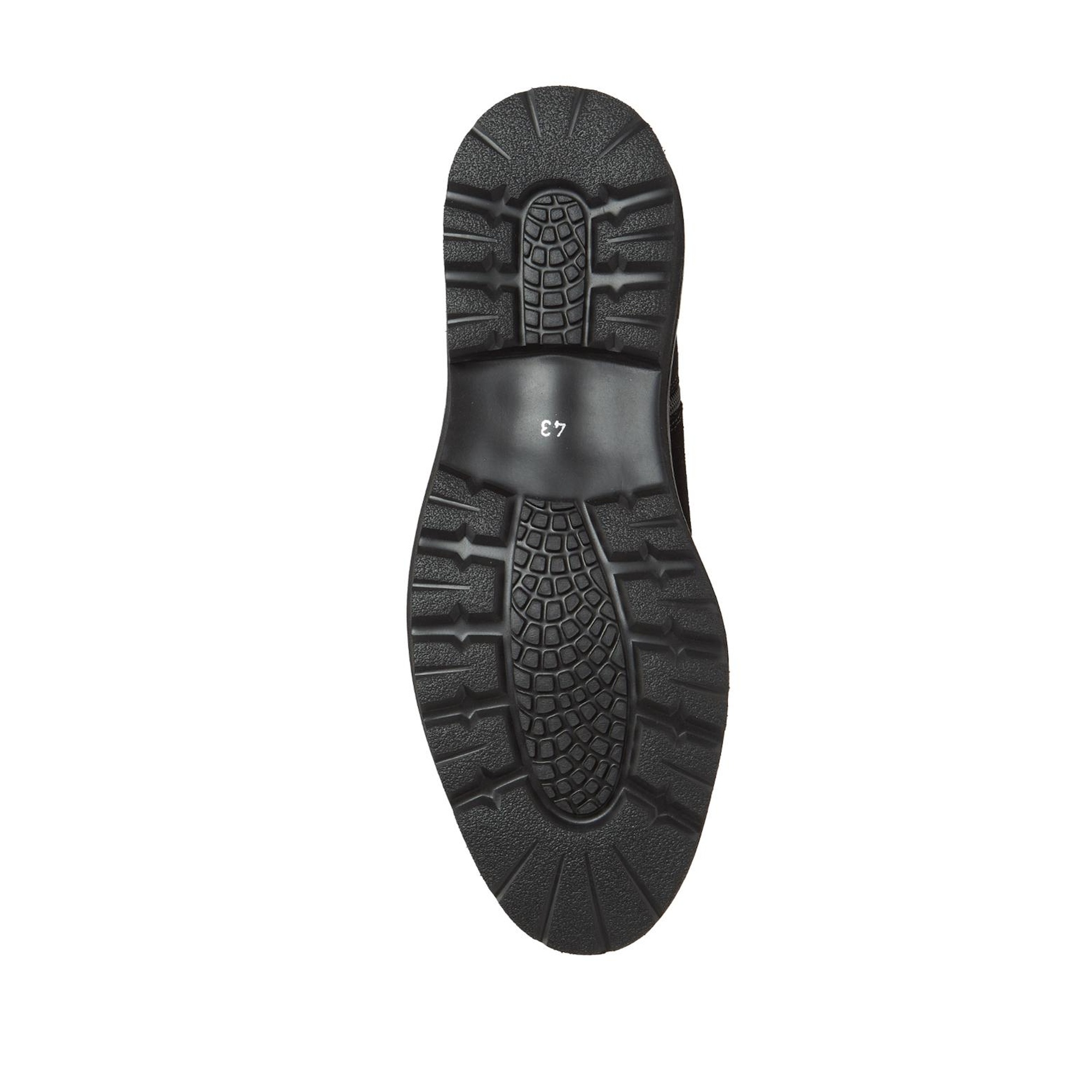 George Hogg Erkek Siyah Toka Detaylı Deri Bot