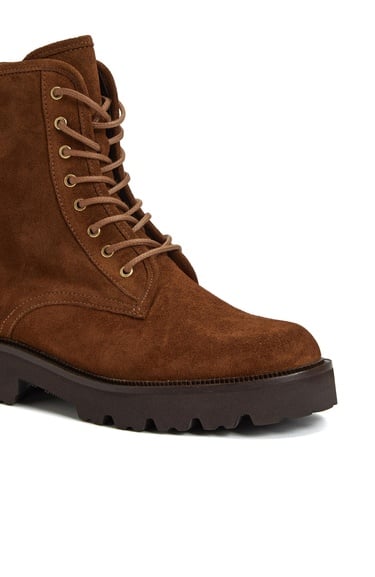  Divarese Kadın Hardal Süet Deri Bot