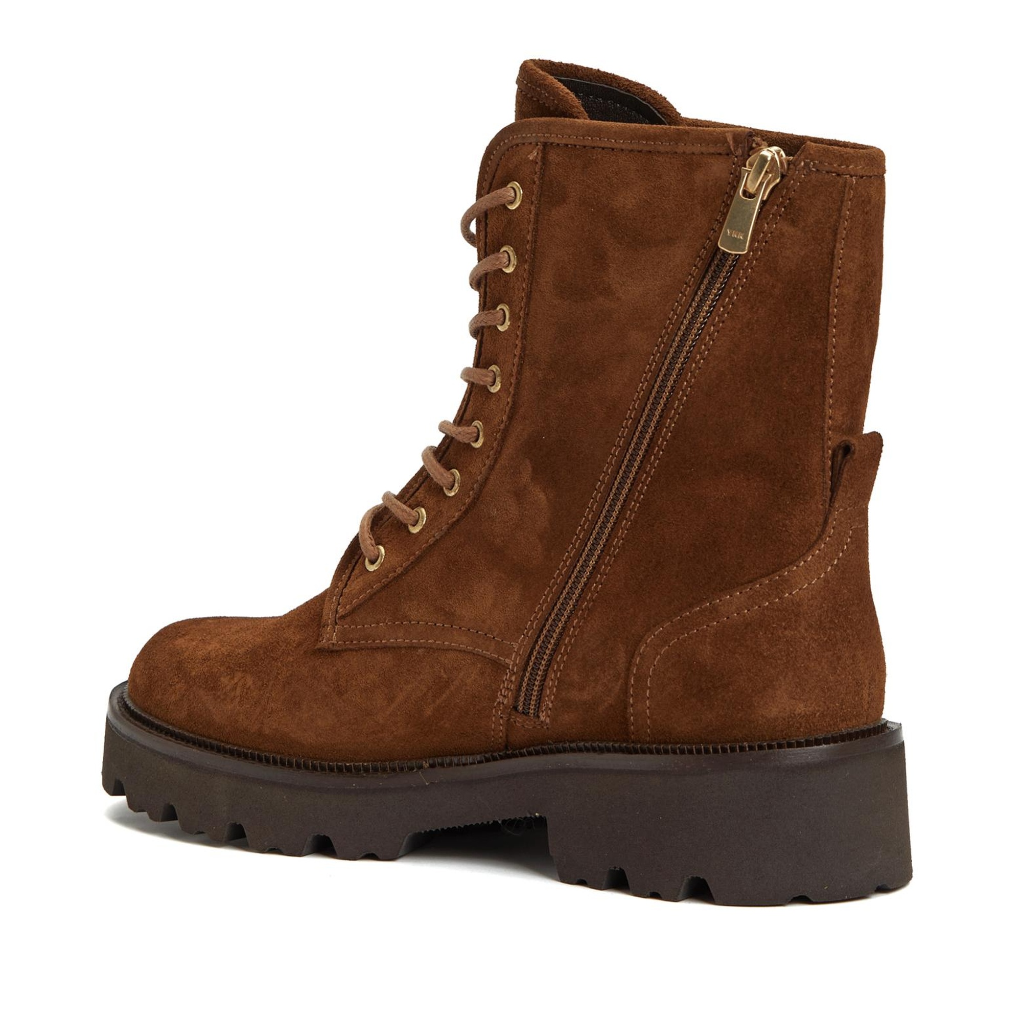 Divarese Kadın Hardal Süet Deri Bot