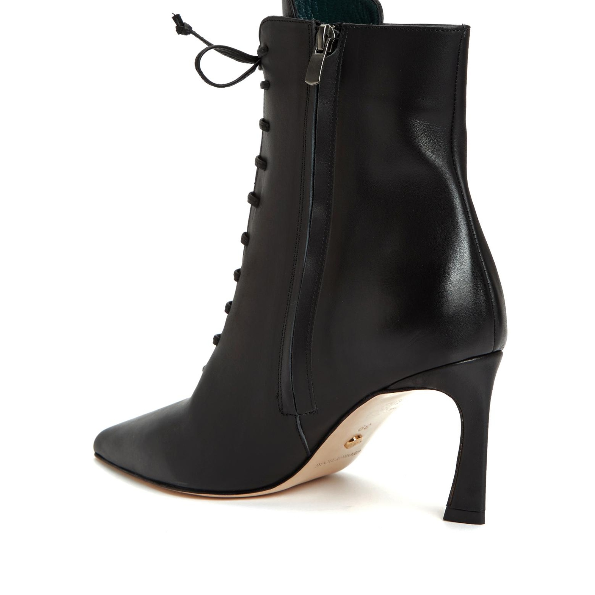 George Hogg Kadın Siyah Deri Bot